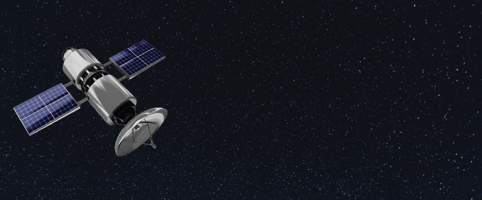 Satellite orbiting Earth